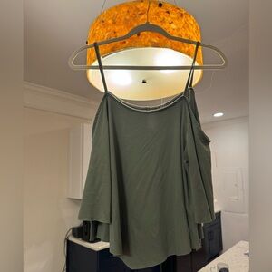 T.J.Maxx Olive Green Camisole Top